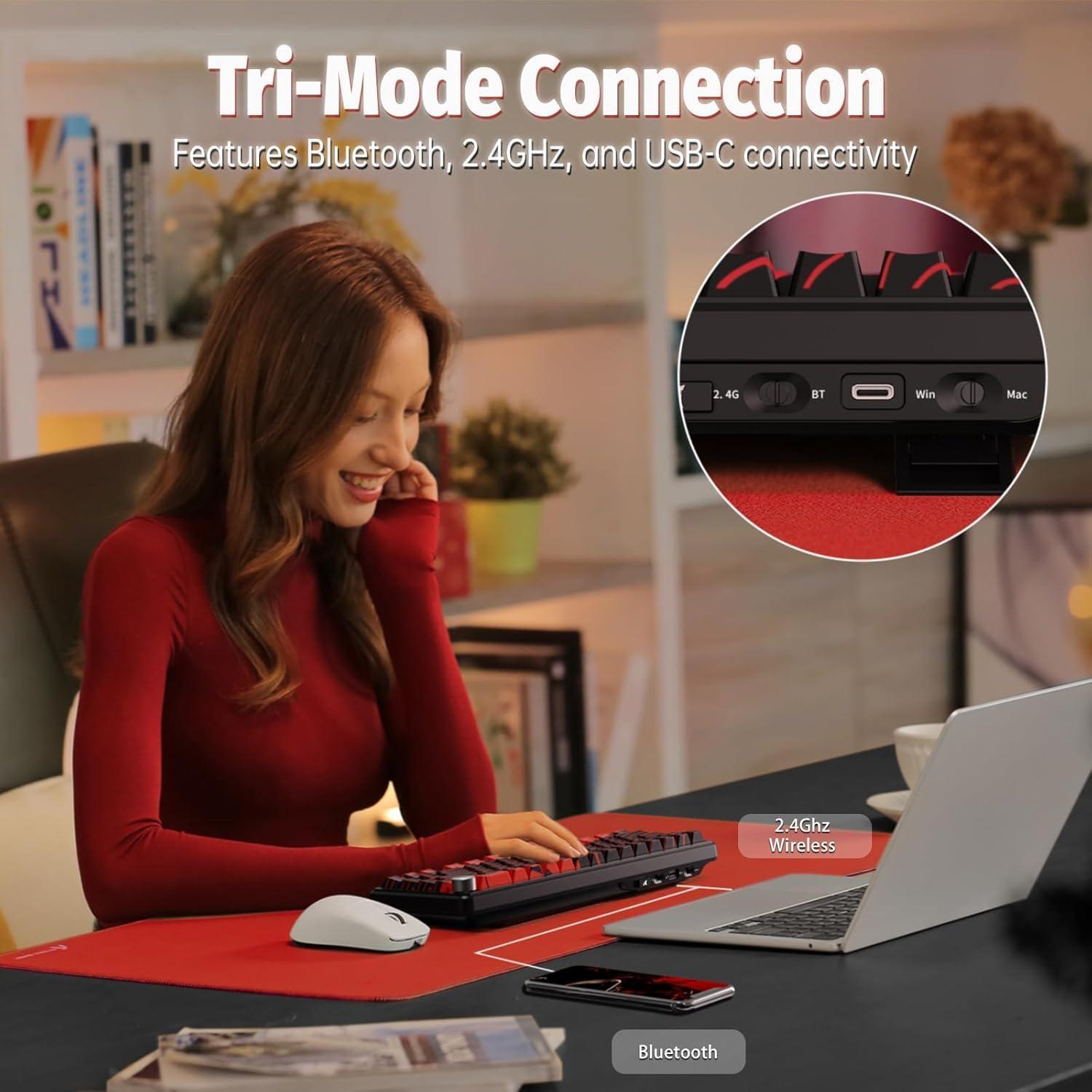 Teclado Gaming Inalámbrico Attack Shark X65PRO HE RGB 68 Teclas