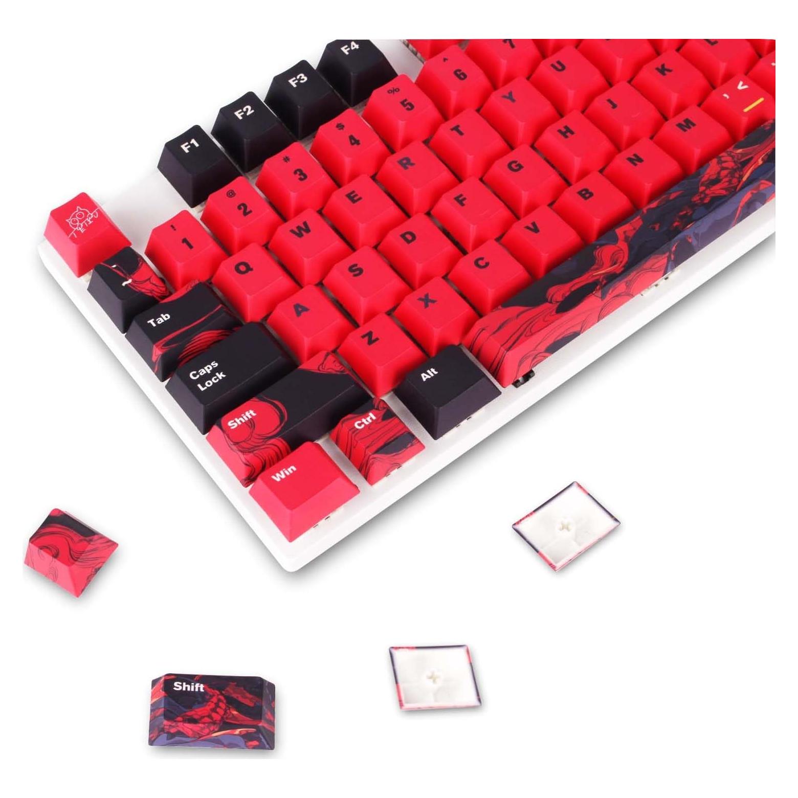 Set de Caps de Teclado Mecánico Teru x X-raypad Cerberus 110 PBT