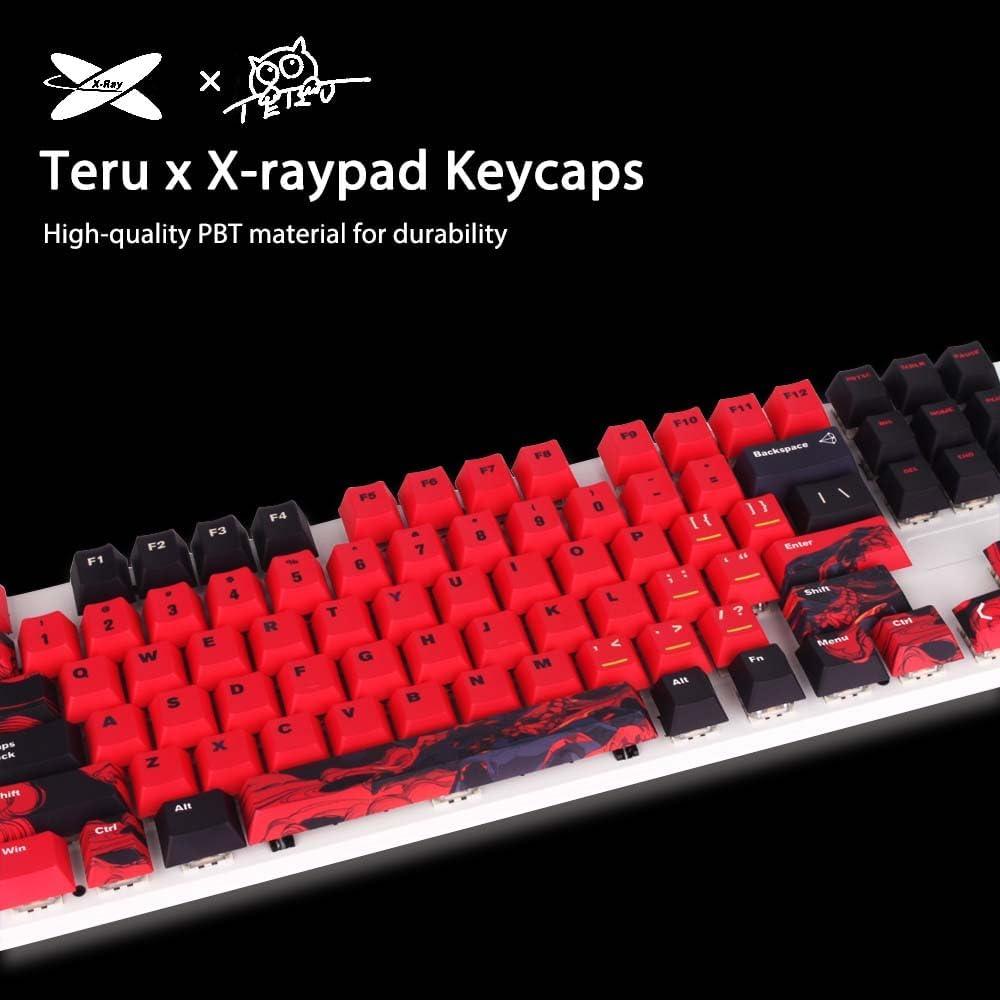 Set de Caps de Teclado Mecánico Teru x X-raypad Cerberus 110 PBT
