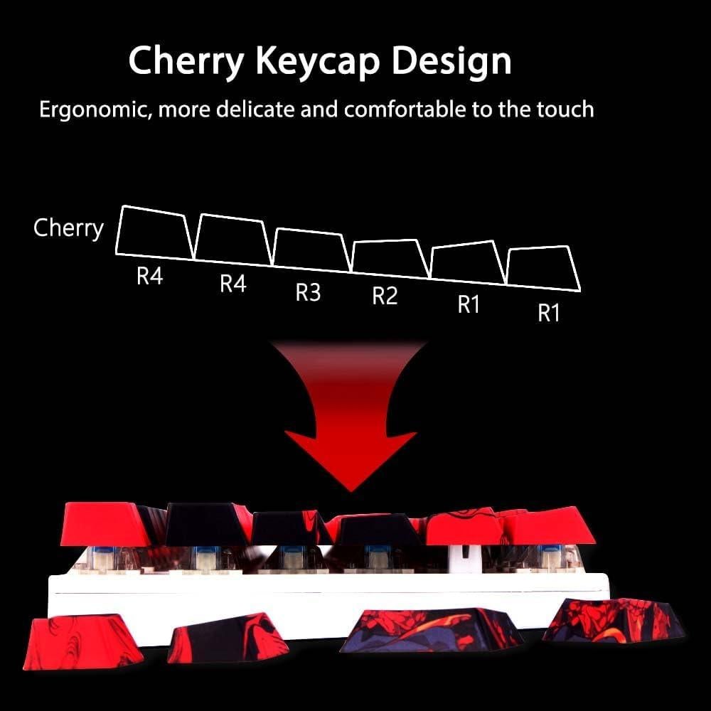 Set de Caps de Teclado Mecánico Teru x X-raypad Cerberus 110 PBT