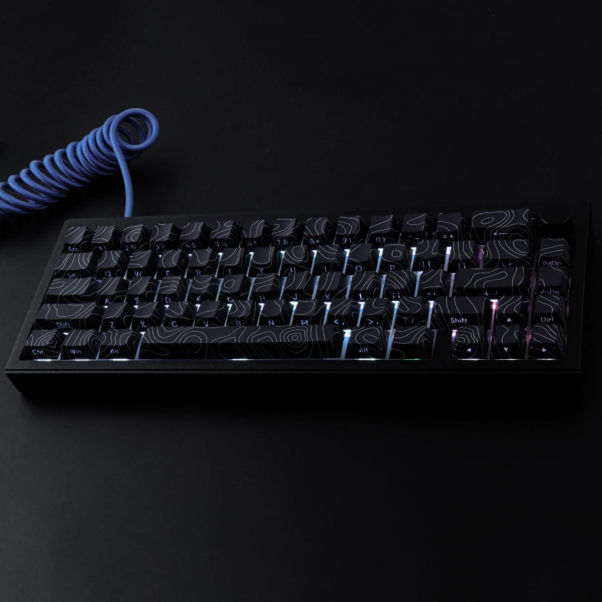 Conjunto de Teclas Mecánicas Tsungup PBT 135 Teclas Negro