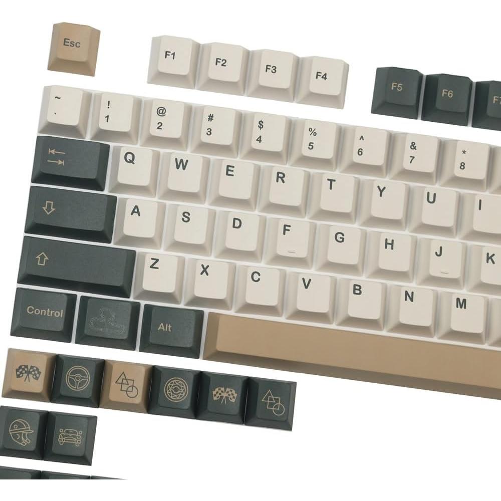 Teclado Mecánico Teclas Cherry PBT 140 Teclas ANSI ISO DYLormah