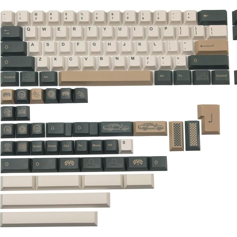 Teclado Mecánico Teclas Cherry PBT 140 Teclas ANSI ISO DYLormah