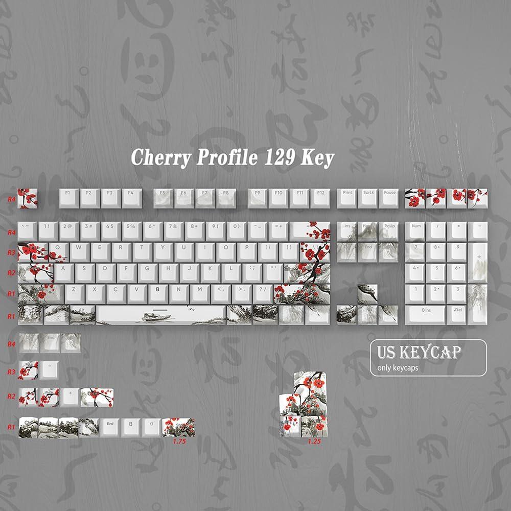 Set de Teclas Personalizadas MOLGRIA 129 PBT Cherry ANSI/ISO