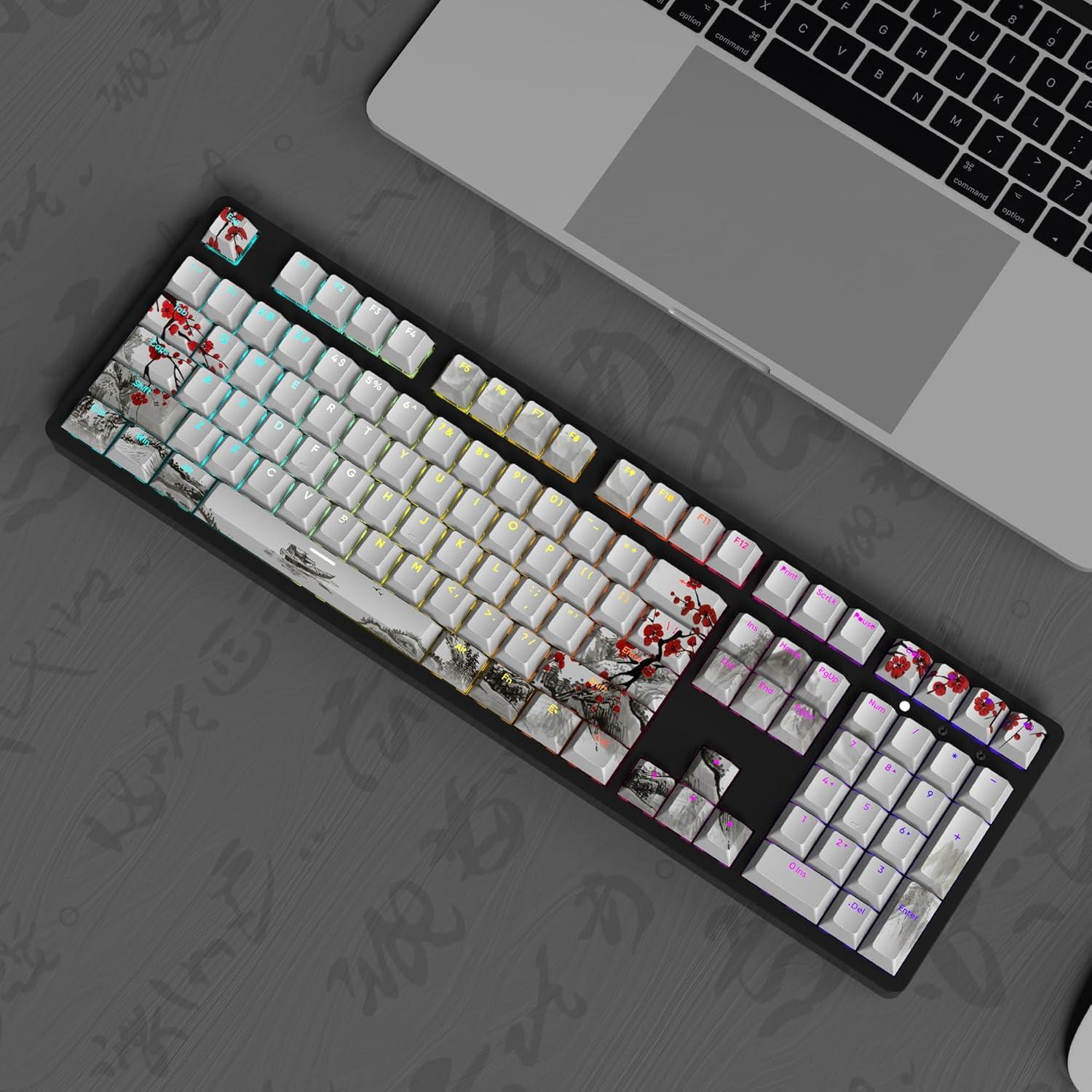 Set de Teclas Personalizadas MOLGRIA 129 PBT Cherry ANSI/ISO