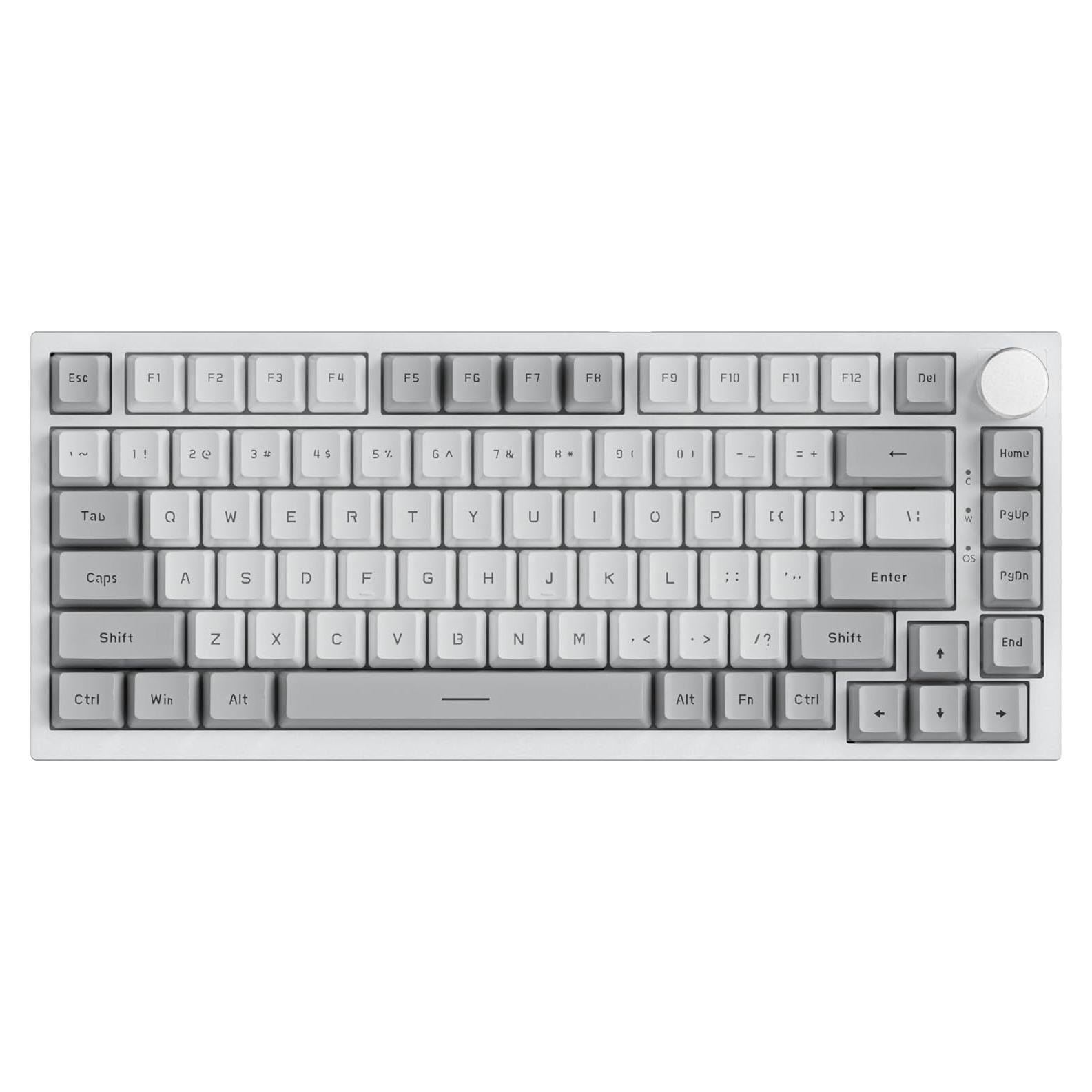 Teclado Mecánico AK820 Ajazz 81 Teclas Retroiluminado Blanco