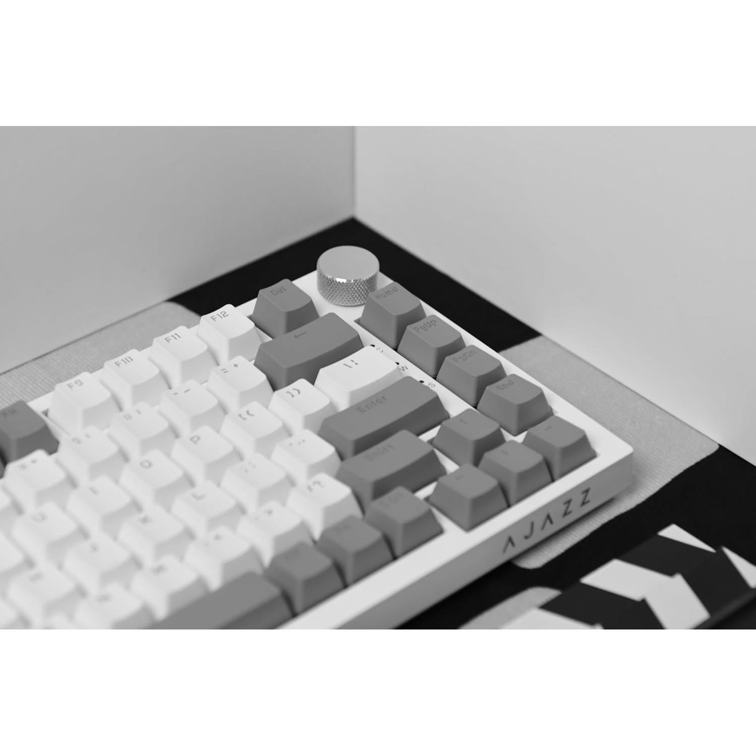 Teclado Mecánico AK820 Ajazz 81 Teclas Retroiluminado Blanco