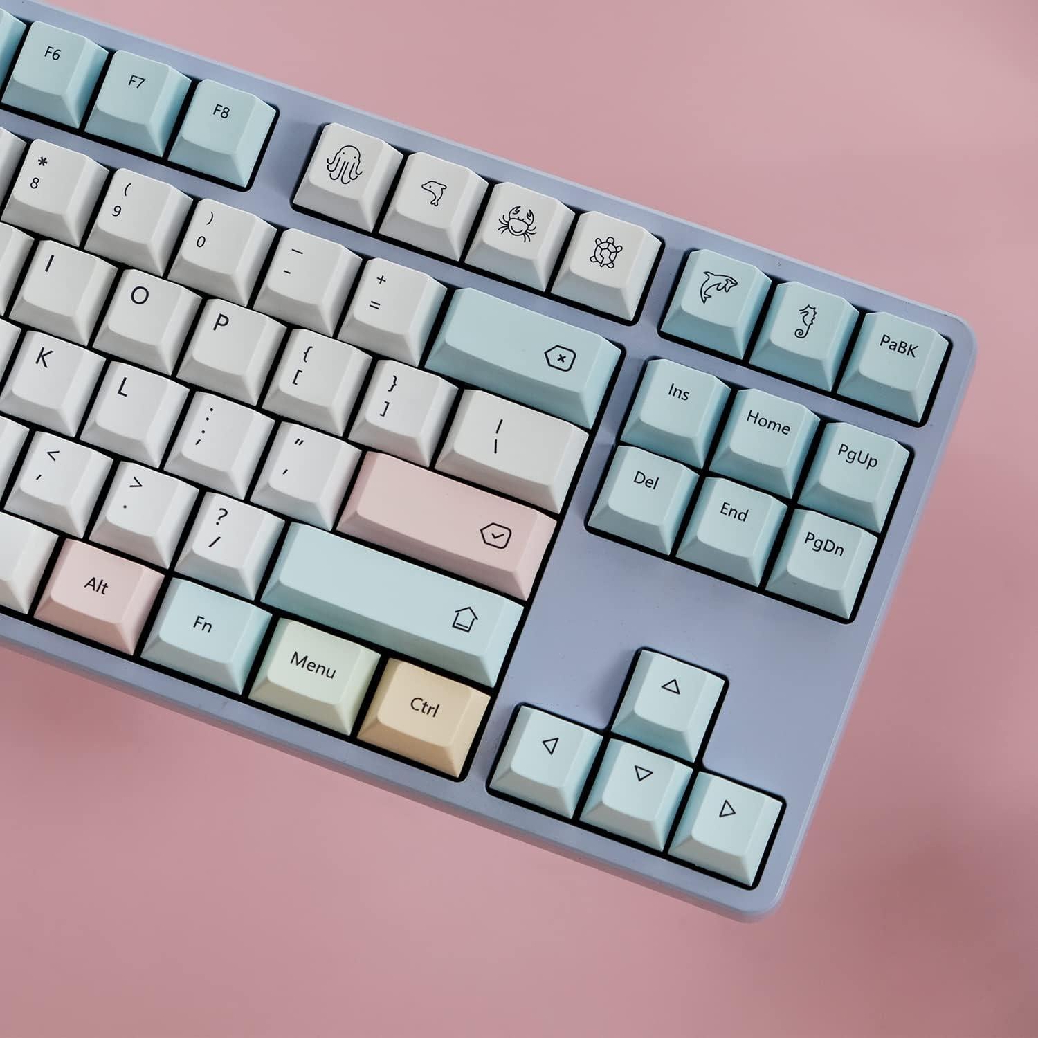 CuXiu Conjunto de 136 Teclas PBT para Teclado Mecánico ANSI