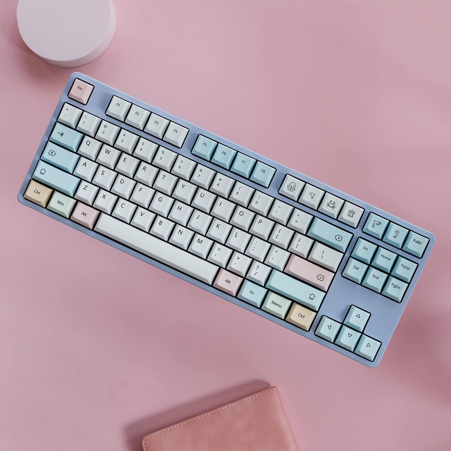 CuXiu Conjunto de 136 Teclas PBT para Teclado Mecánico ANSI