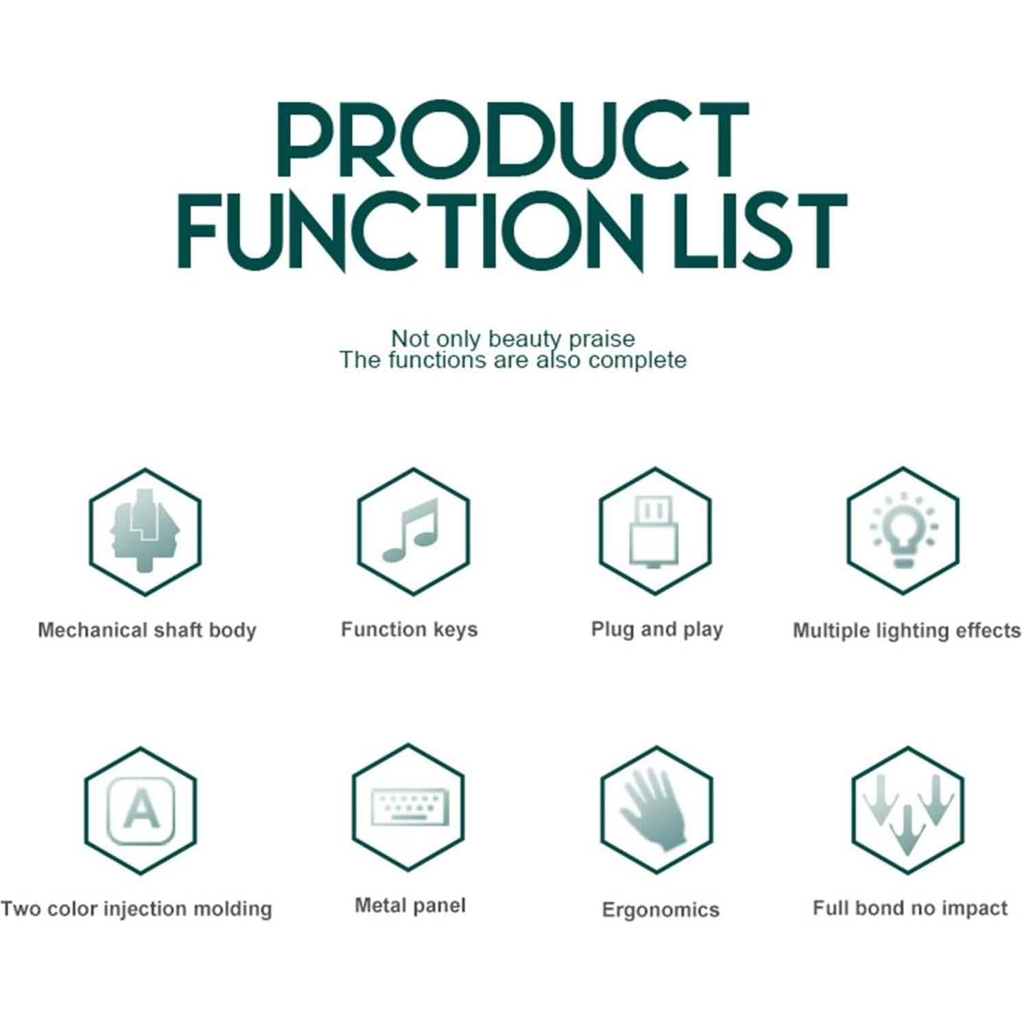 Teclado Mecánico Ruso Yuly K3 100 Teclas Retroiluminado Tipo-C