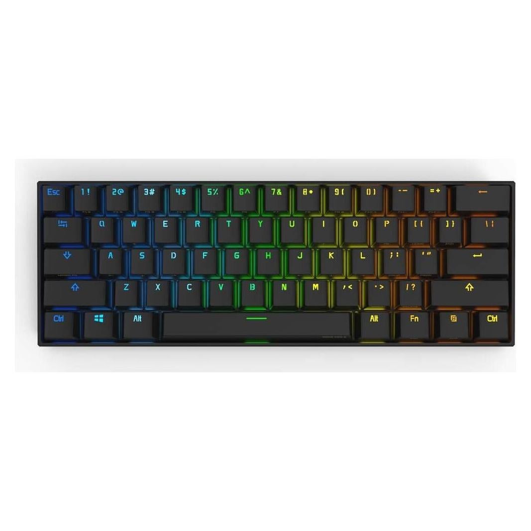Teclado Mecánico Anne Pro 2 60% RGB Bluetooth Gateron Rojo