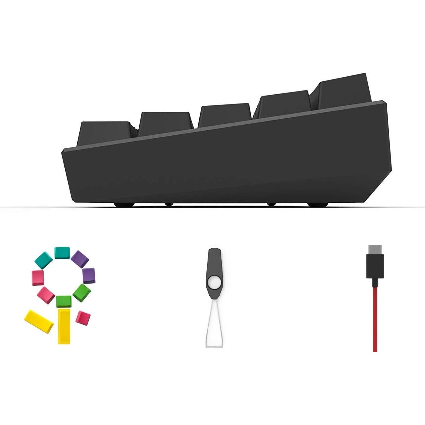 Teclado Mecánico Anne Pro 2 60% RGB Bluetooth Gateron Rojo