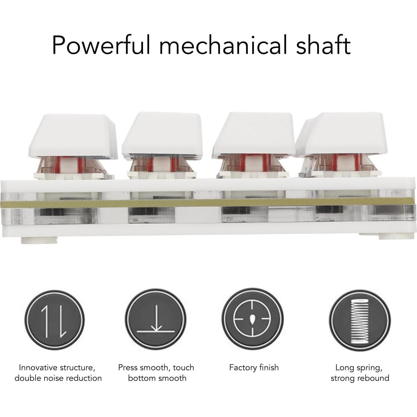 Teclado Mecánico para Juegos Walfront 12 Teclas RGB USB