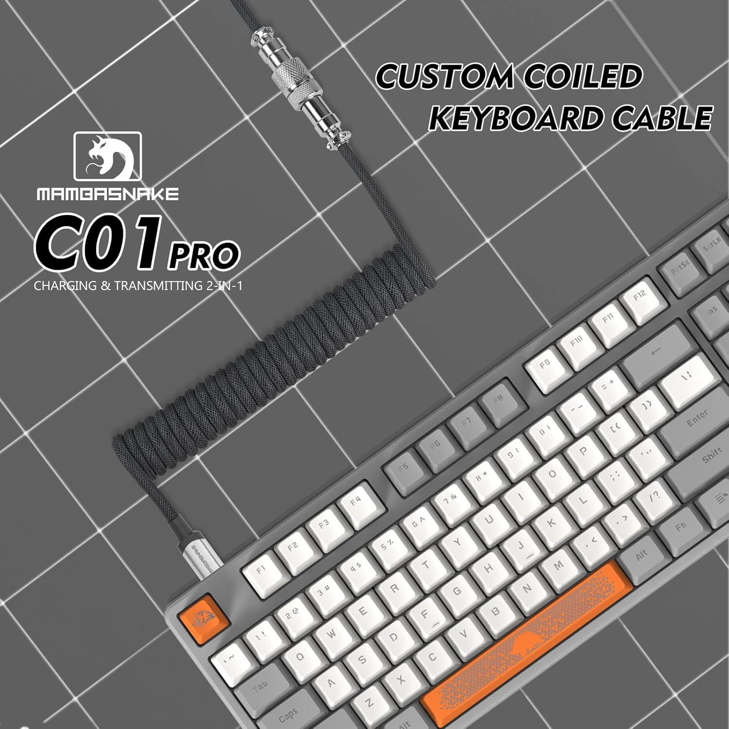 Cable Mecánico Gaming LexonElec C01 Pro Tipo C a USB A 1.1m