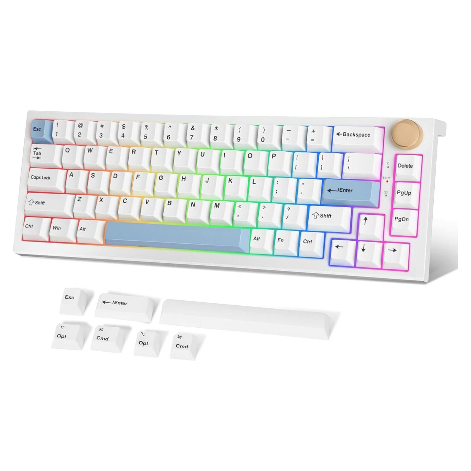 Teclado Mecánico FANTECH MAXFIT67 RGB 67 Teclas Tipo-C