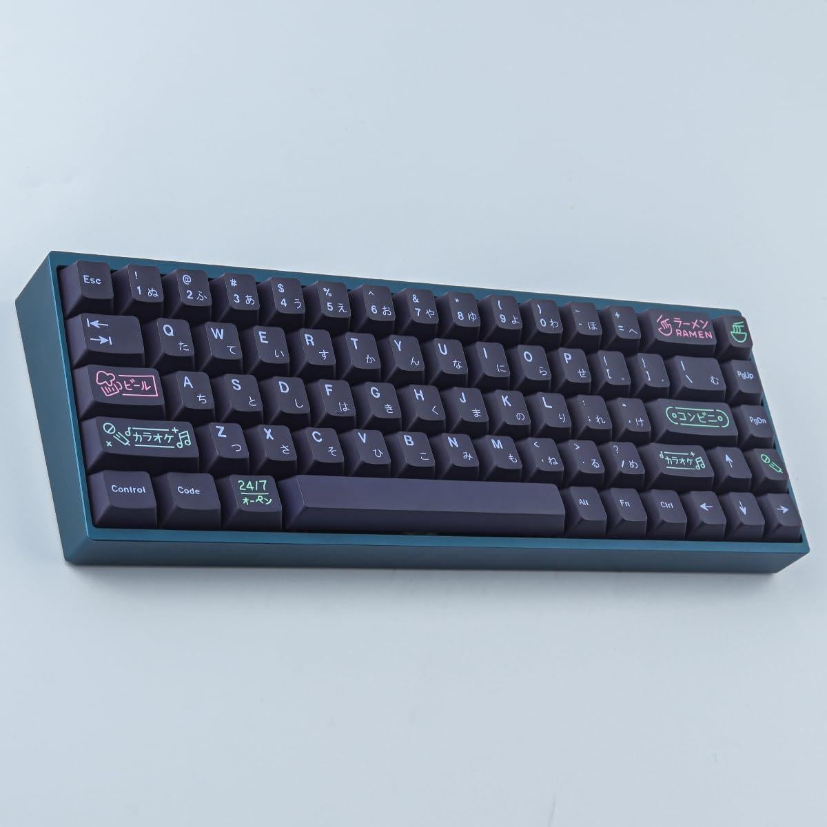 Juego de Teclas PBT JOMKIZ 148 Teclas Perfil Cherry Negro