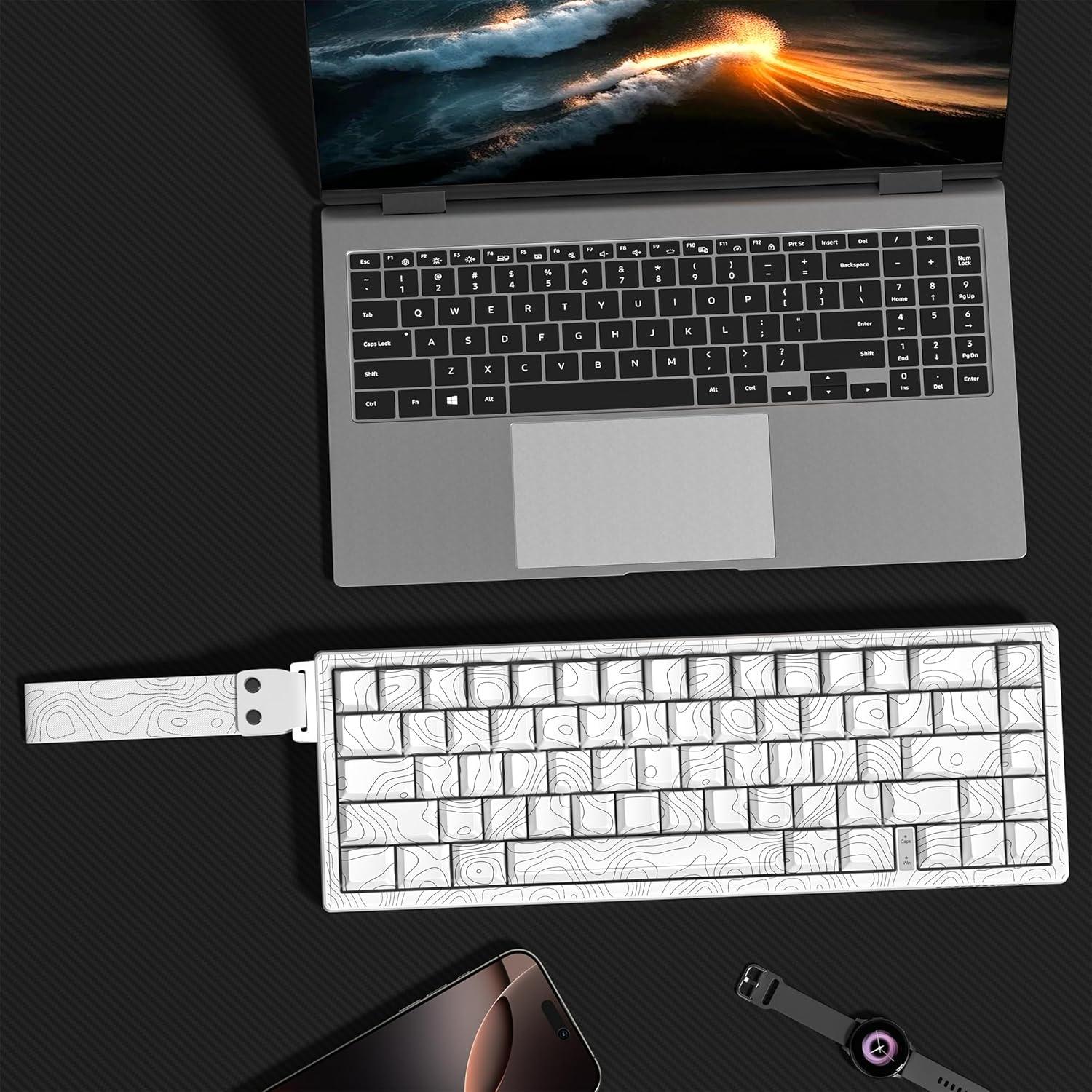 Correa Personalizada para Teclado Womier Blanco-T 15cm