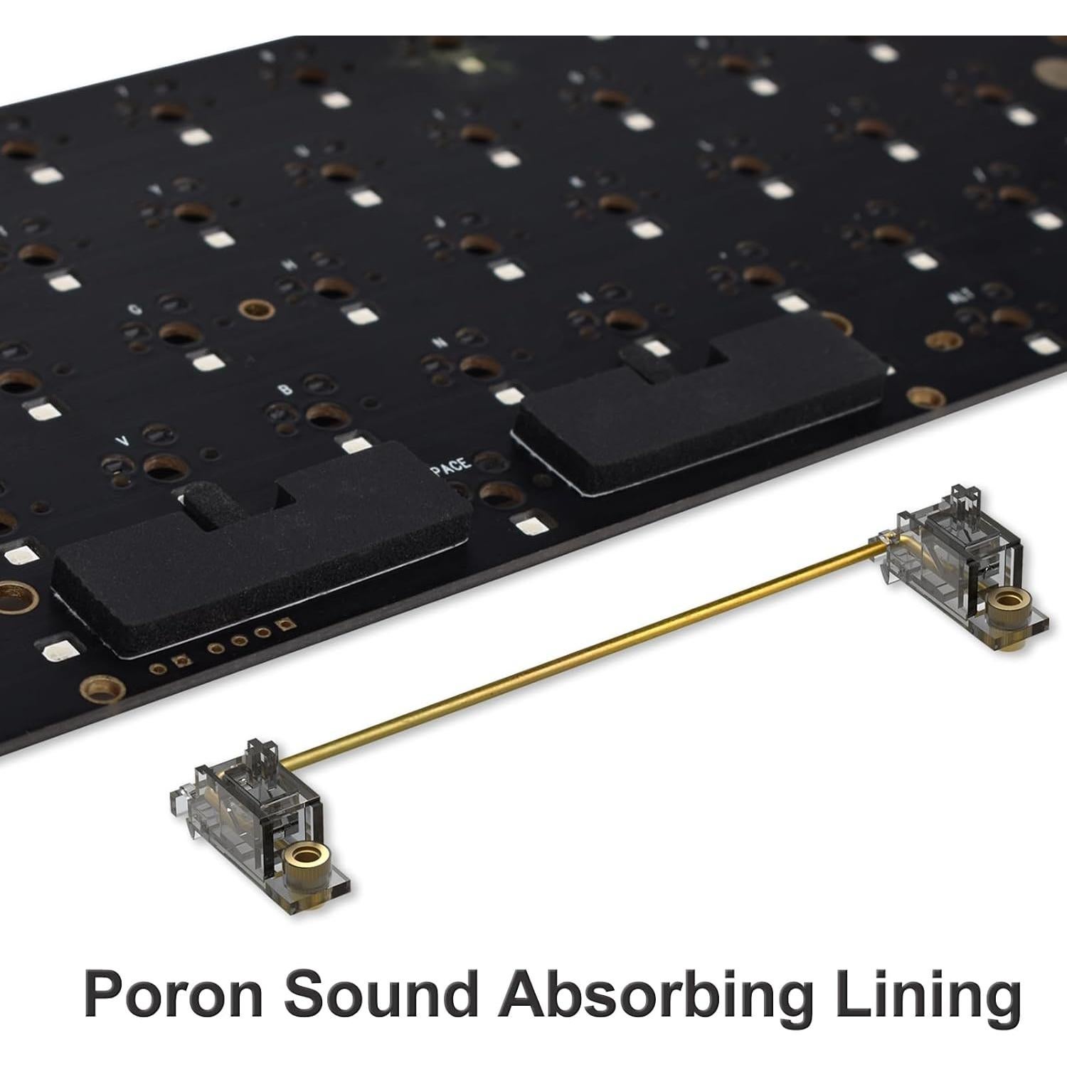 YIMAGUJRX Estabilizador de Teclado Mecánico 6.25U/7U - 7 Piezas