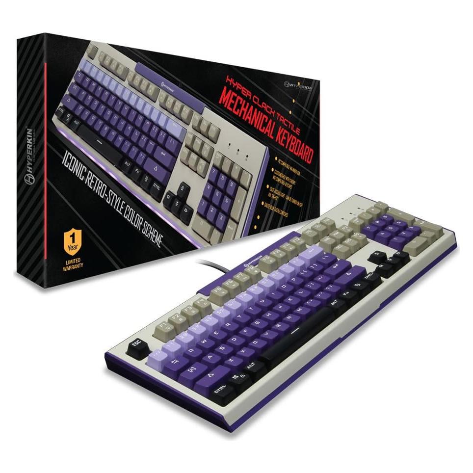 Teclado Mecánico Táctil Hyperkin Clack para PC/Mac