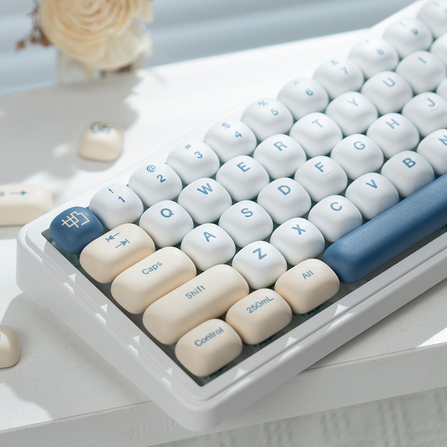 Juego de Teclas PBT TIMSEKER 140 Teclas ANSI Perfil MOG