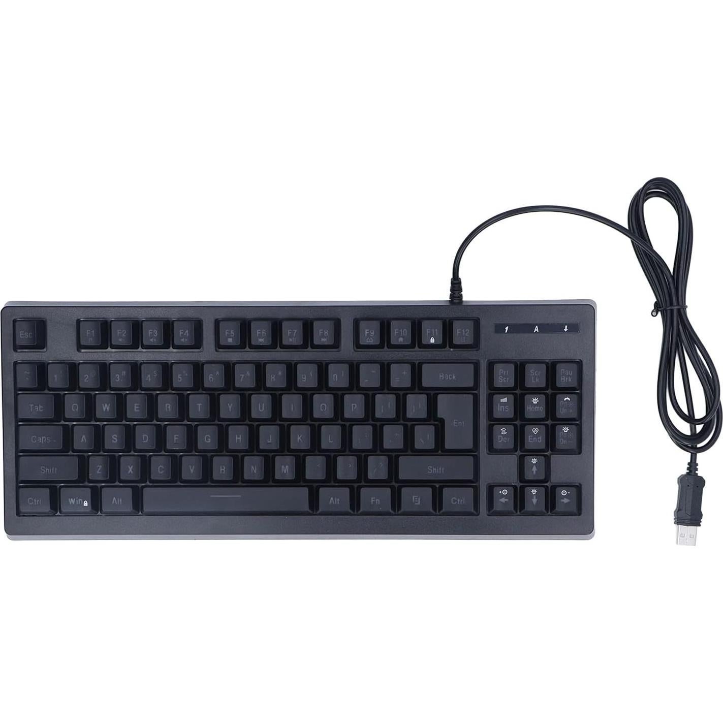 Teclado Gaming GOWENIC RGB USB Ergonómico 87 Teclas