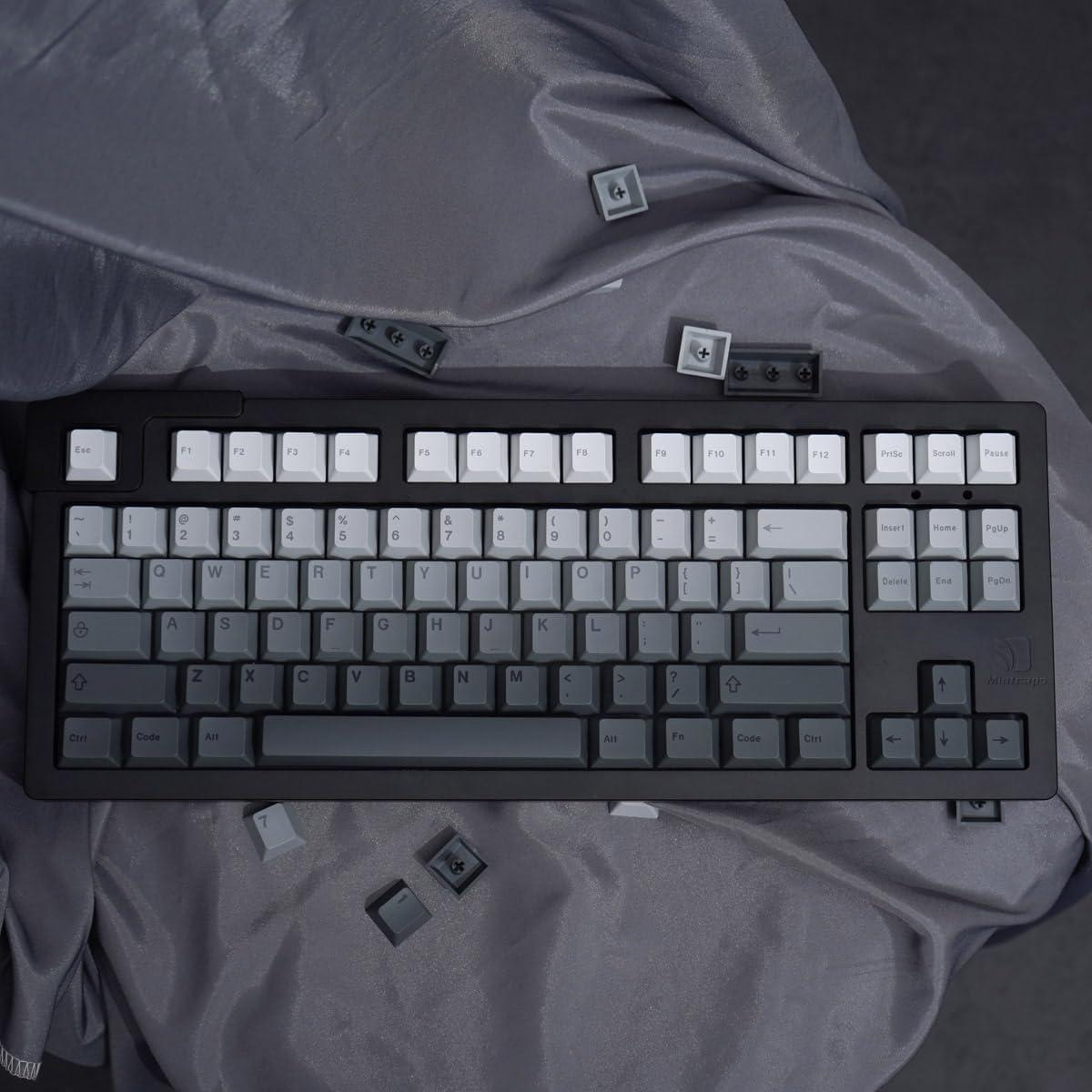 Juego de Teclas Grises en Degradado 125 Teclas PBT Cherry MX