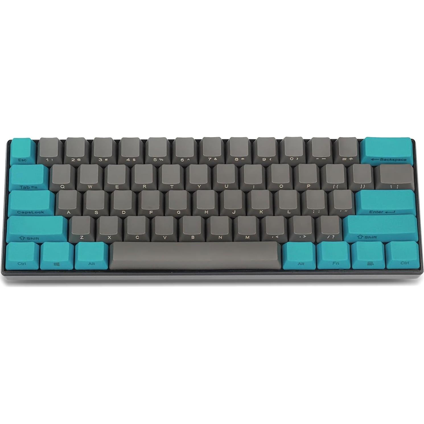 Teclas mecánicas PBT Happy Balls 60% Azul y Gris para MX