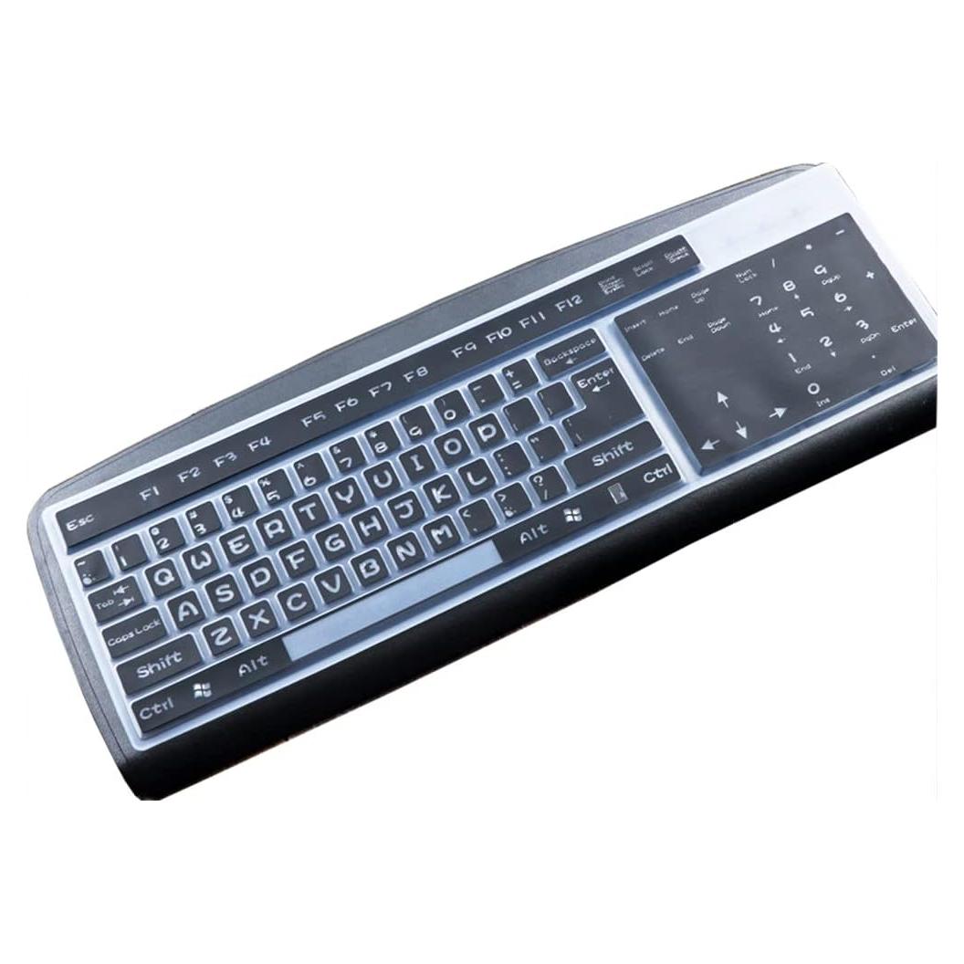 Funda de Teclado de Silicona JuYuish para PC 104/107 Teclas - Negra