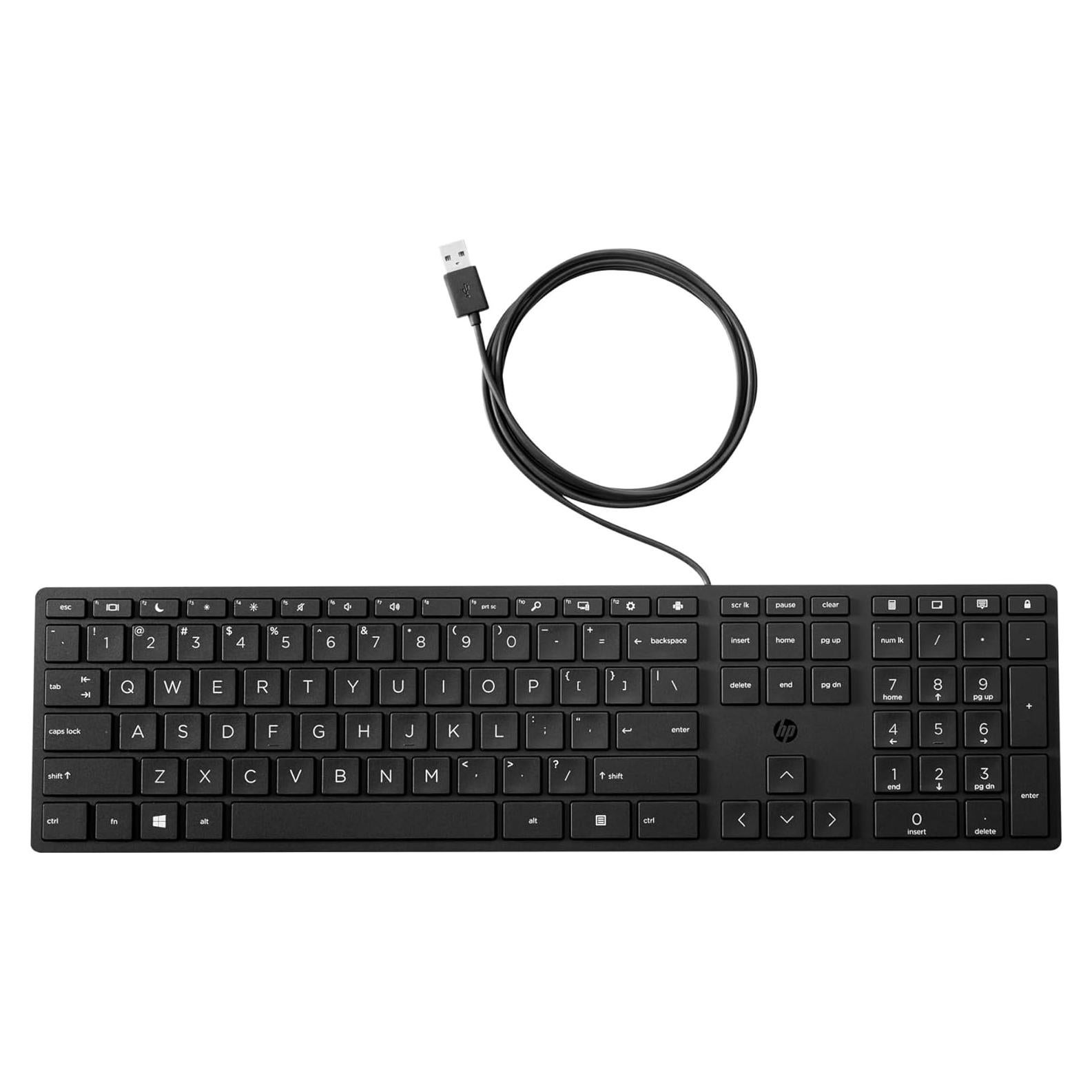 Teclado HP 320K USB Con Cable para Windows 10