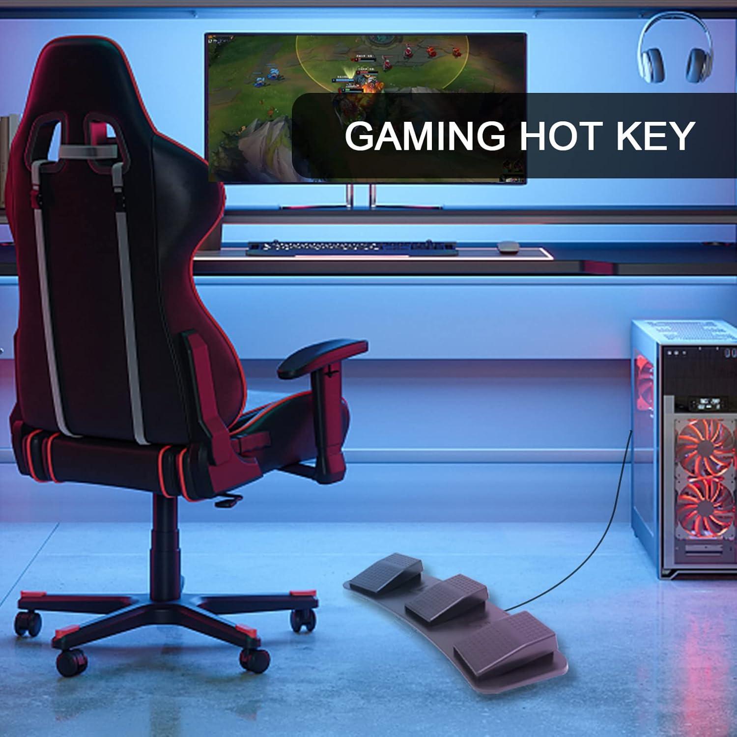 Pedal de Pie USB Triple Programable PCsensor - 99.79 kg