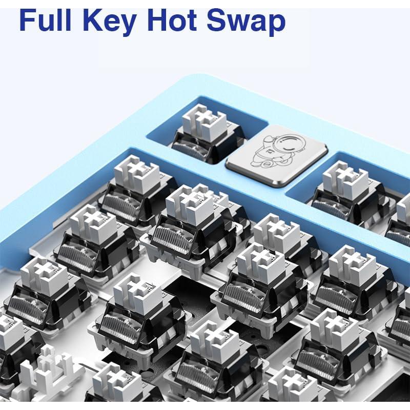 Teclado Mecánico LEOBOG Hi75 75% RGB Intercambiable 81 Teclas