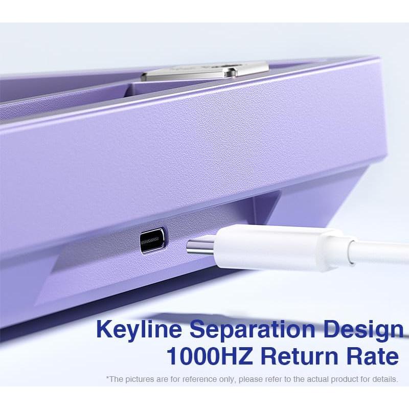 Teclado Mecánico LEOBOG Hi75 75% RGB Intercambiable 81 Teclas