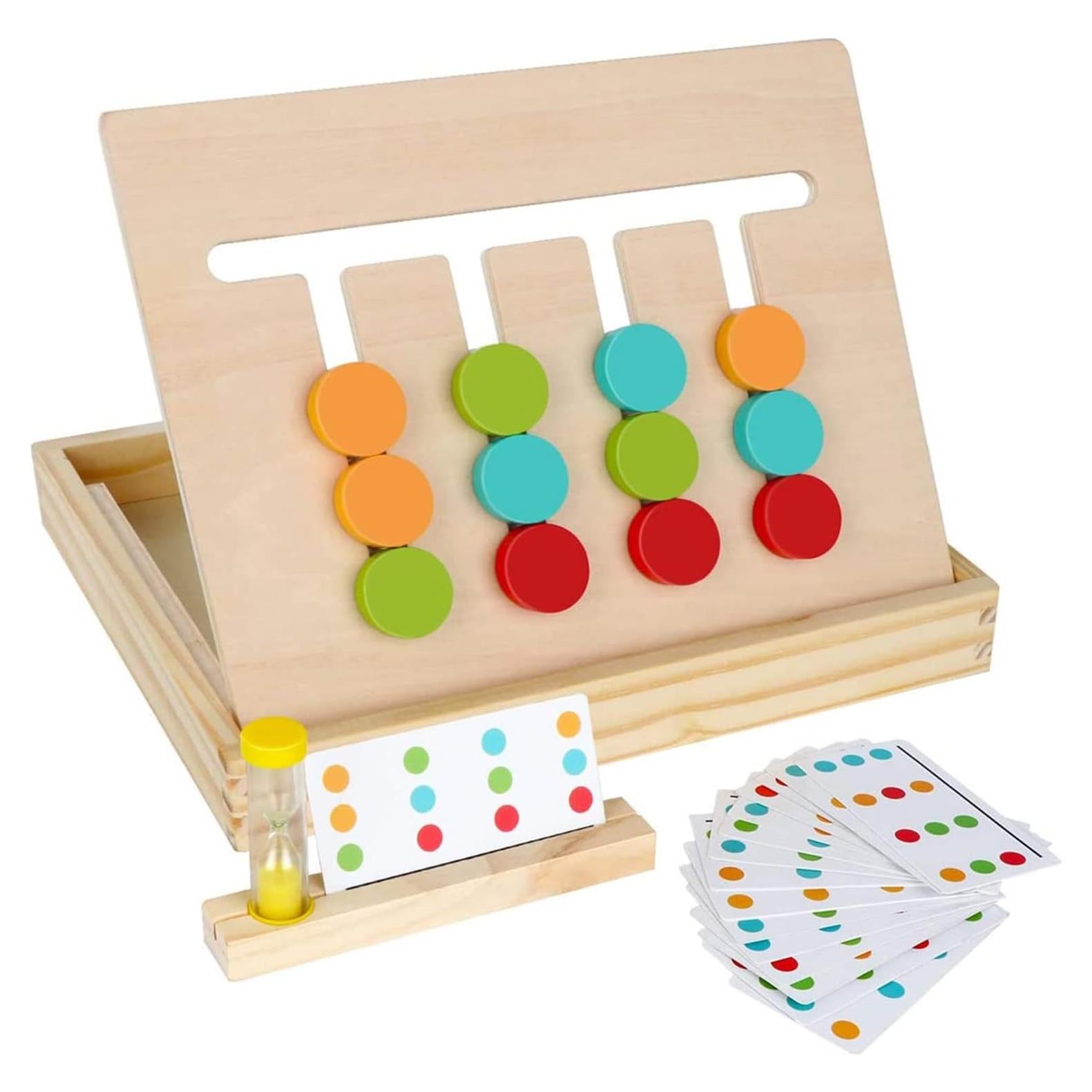 Rompecabezas Montessori AugToy Madera Colores y Formas 3-7 Años