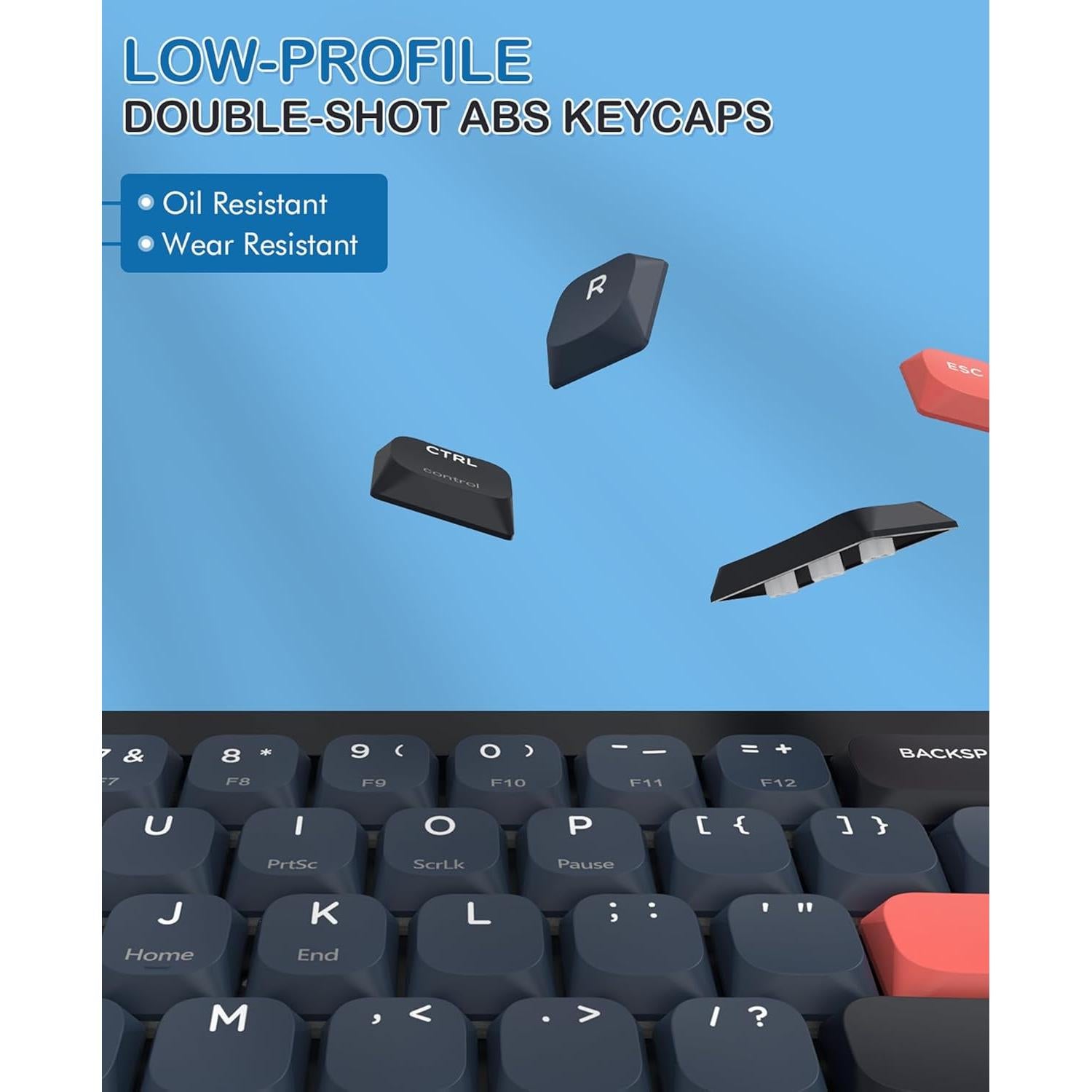 Teclado Mecánico Inalámbrico MAGIC-REFINER RKL680 68 Teclas