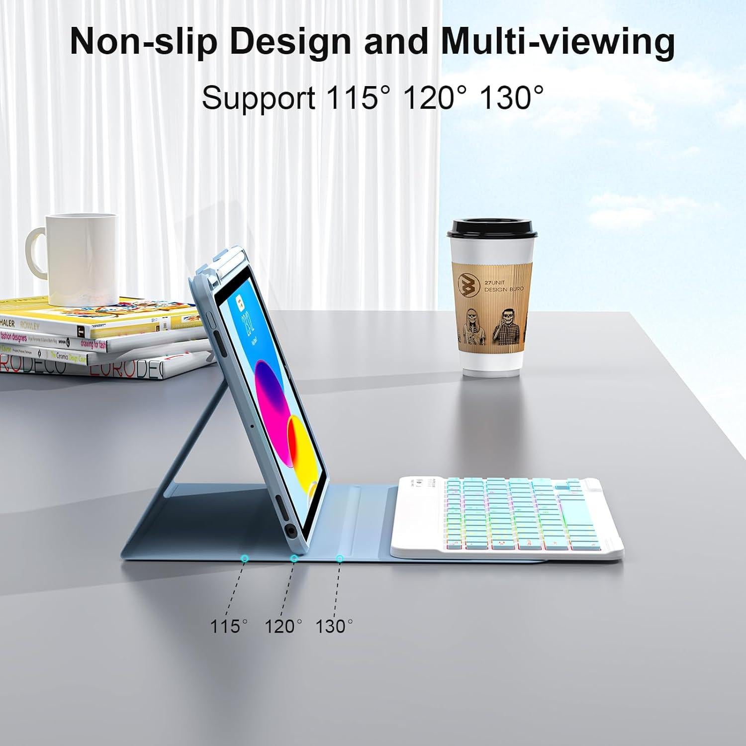 Funda de Teclado Inalámbrico Everylikit para iPad 10.2/10.5"