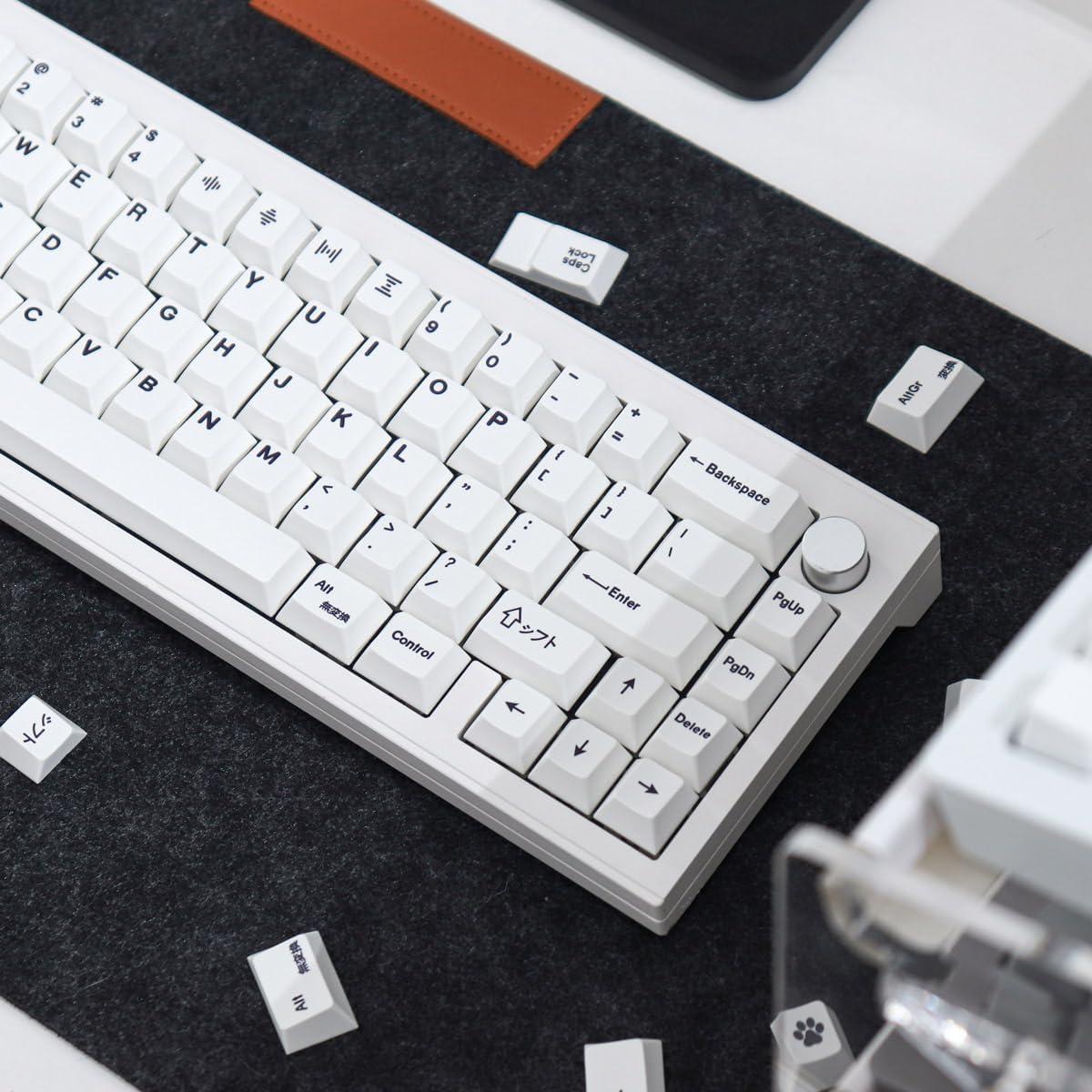 Keycaps PBT Gliging 135 Teclas DYE-Sub Minimalista