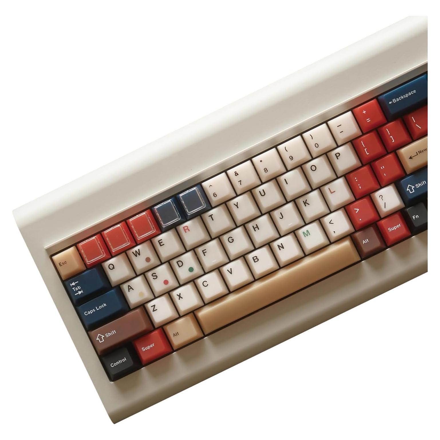 Conjunto de Teclas Neon Translúcidas daixiahu 186 Piezas Cherry MX