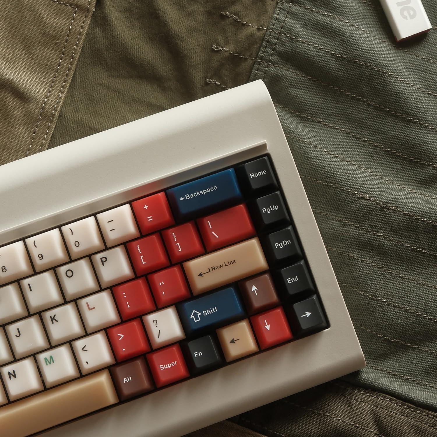 Conjunto de Teclas Neon Translúcidas daixiahu 186 Piezas Cherry MX