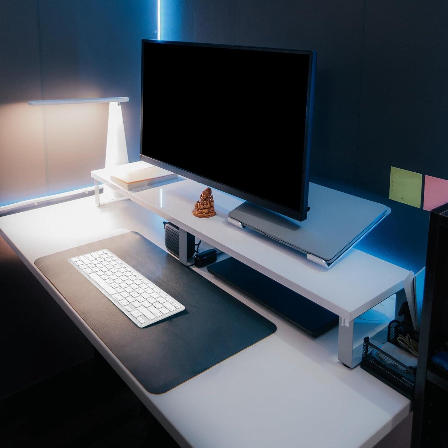 Teclado Inalámbrico Silencioso Veemoon Ultra Delgado Blanco