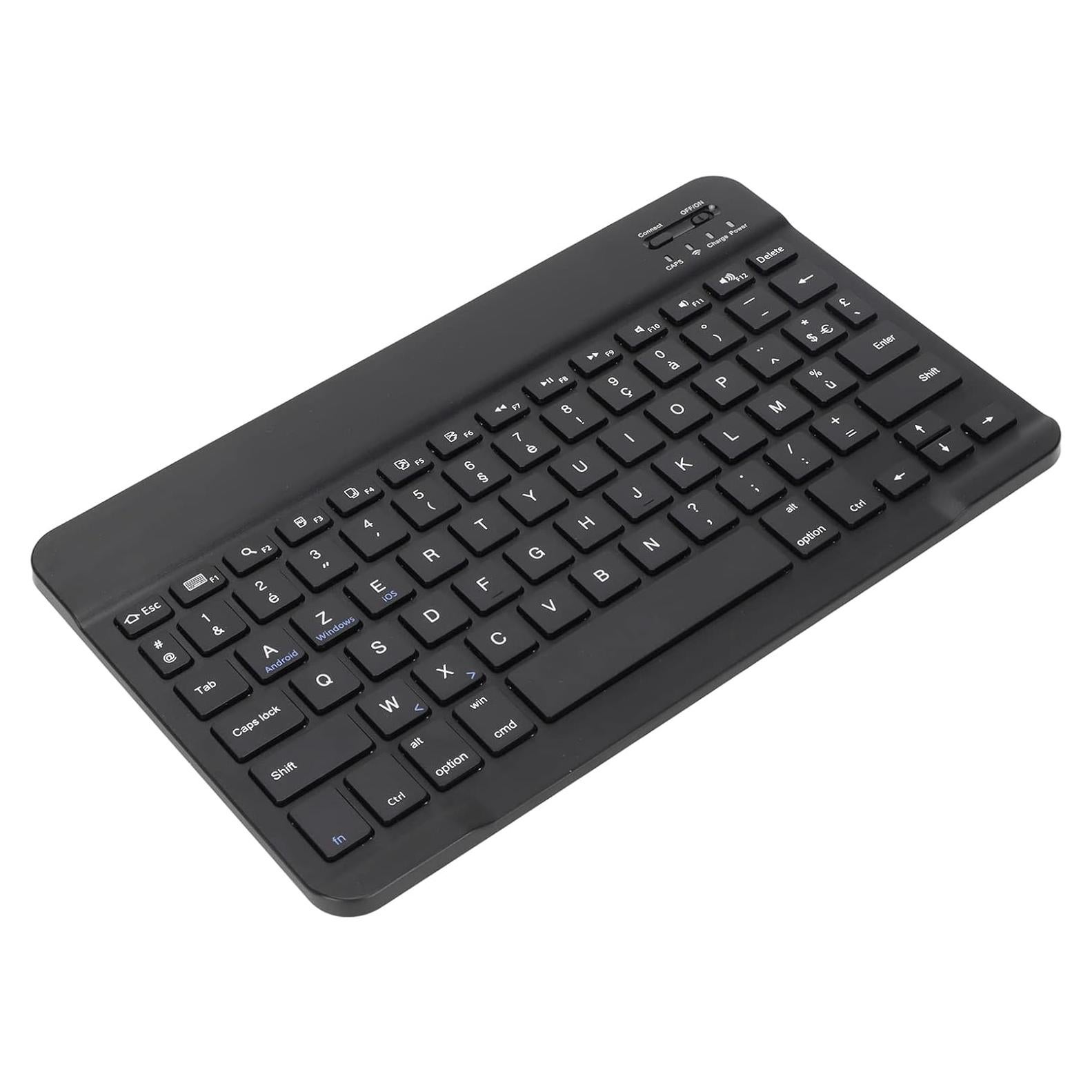 Teclado Bluetooth Francés Sanpyl Ultra Delgado 10" Negro