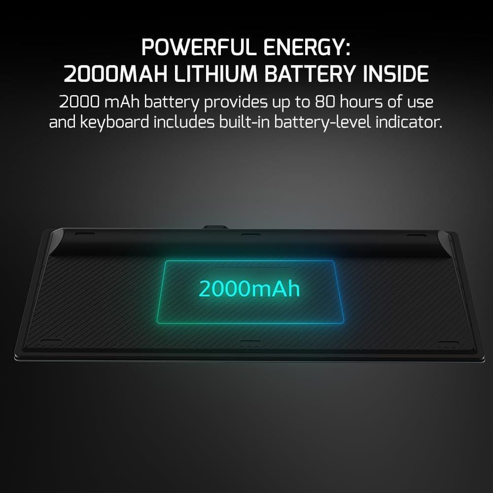 Teclado Mecánico GamePower EVA 7 Inalámbrico RGB 87 Teclas