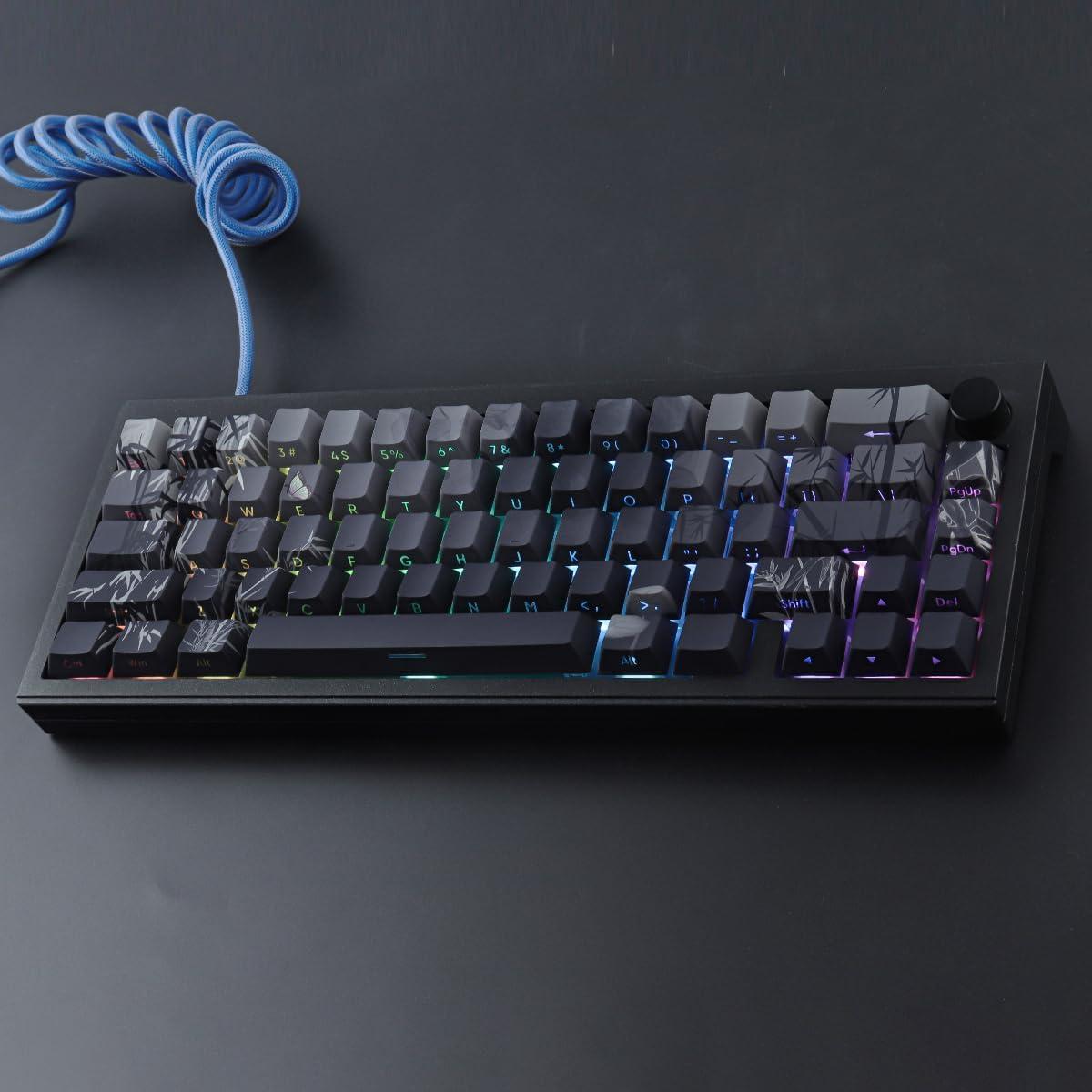 Conjunto de Teclas Mecánicas Tsung PBT 135 Teclas Bamboo Sea