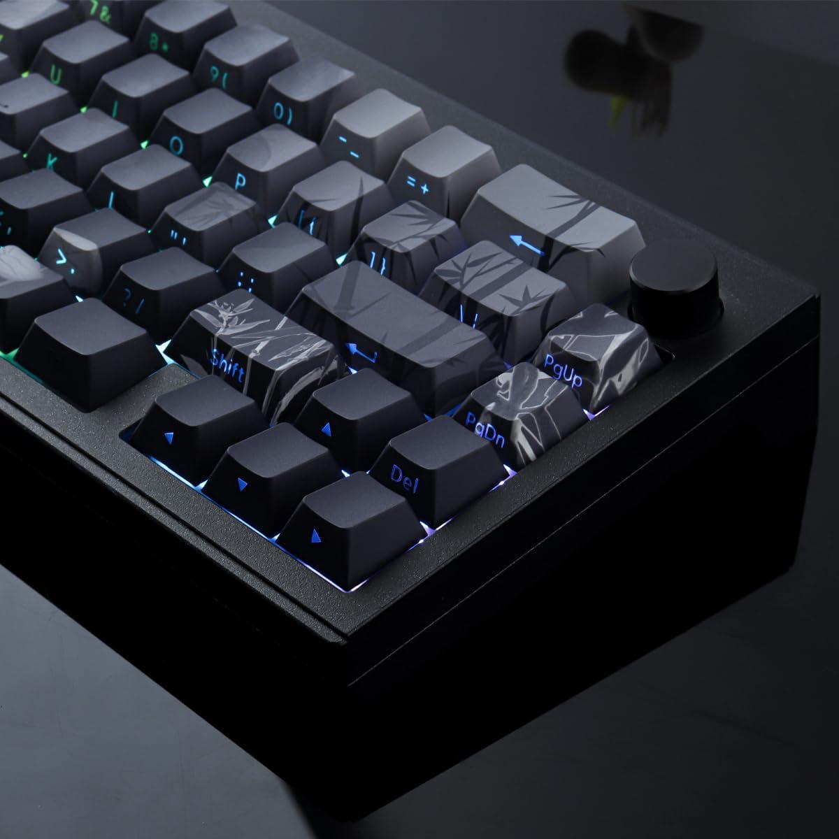 Conjunto de Teclas Mecánicas Tsung PBT 135 Teclas Bamboo Sea