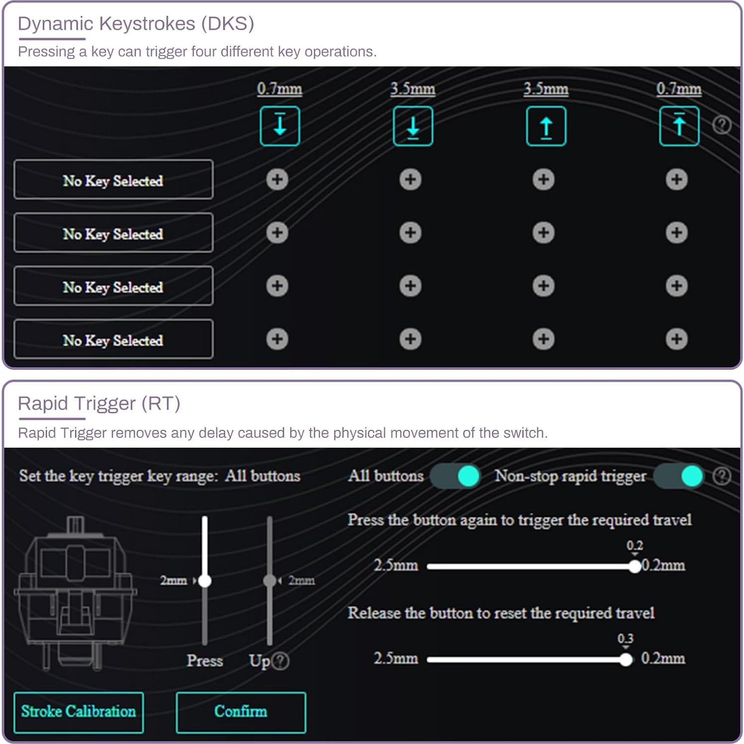 Teclado Gaming Akko MOD007B Santorini 75% Interruptor Magnético