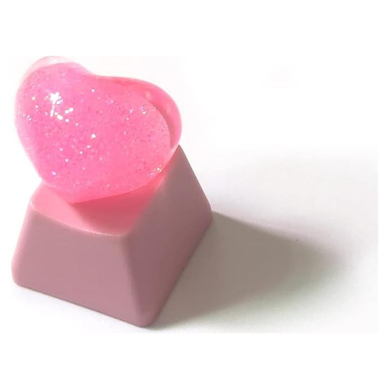 Tecla Personalizada Corazón Rosa PBT R4 para Teclado Mecánico