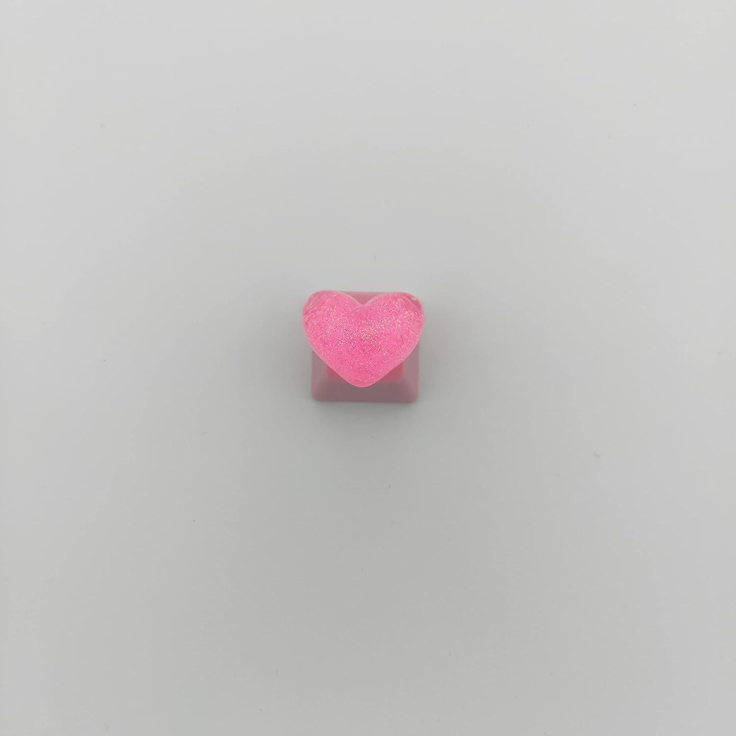 Tecla Personalizada Corazón Rosa PBT R4 para Teclado Mecánico