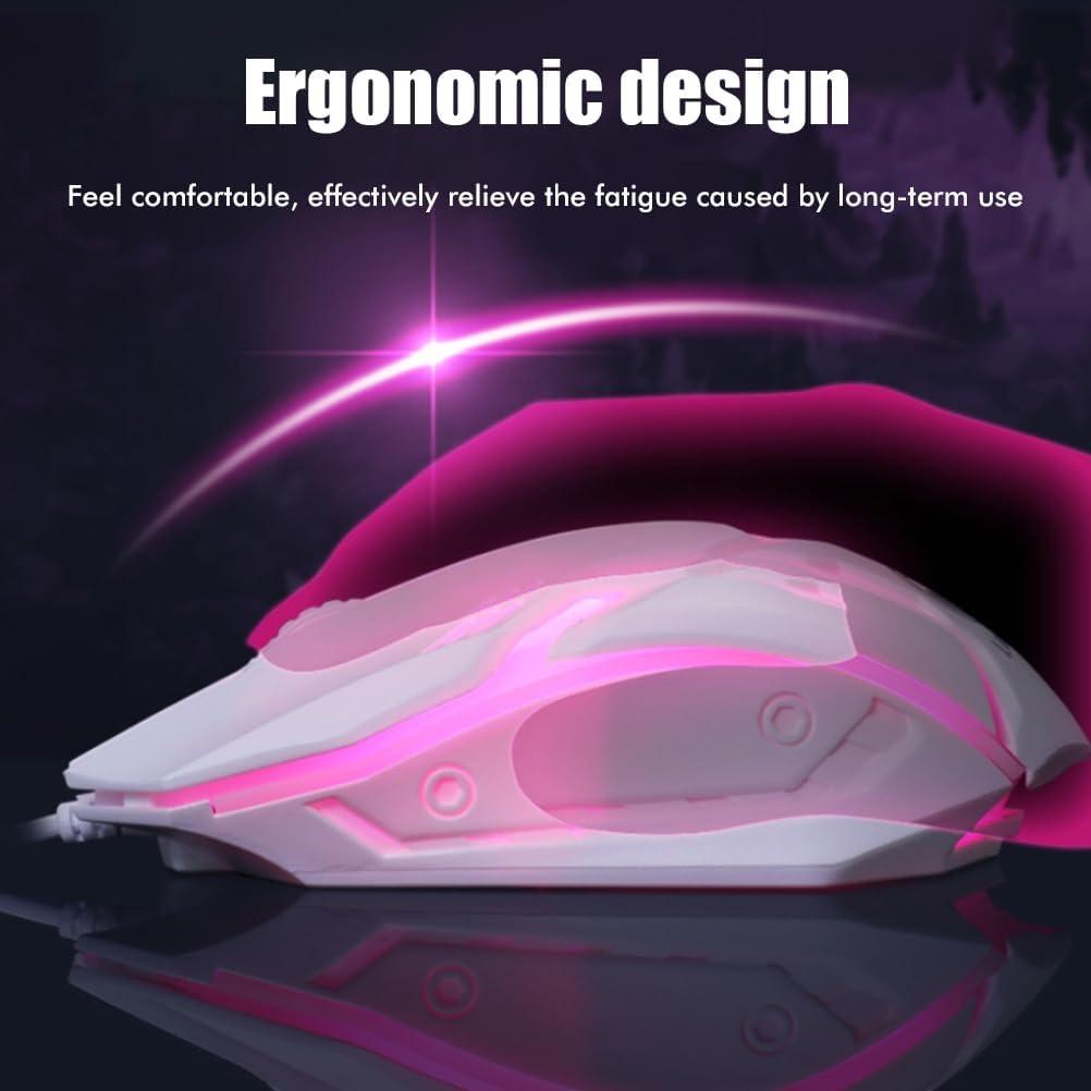 Combo Teclado y Ratón Gaming LED Sanpyl Negro 104 Teclas