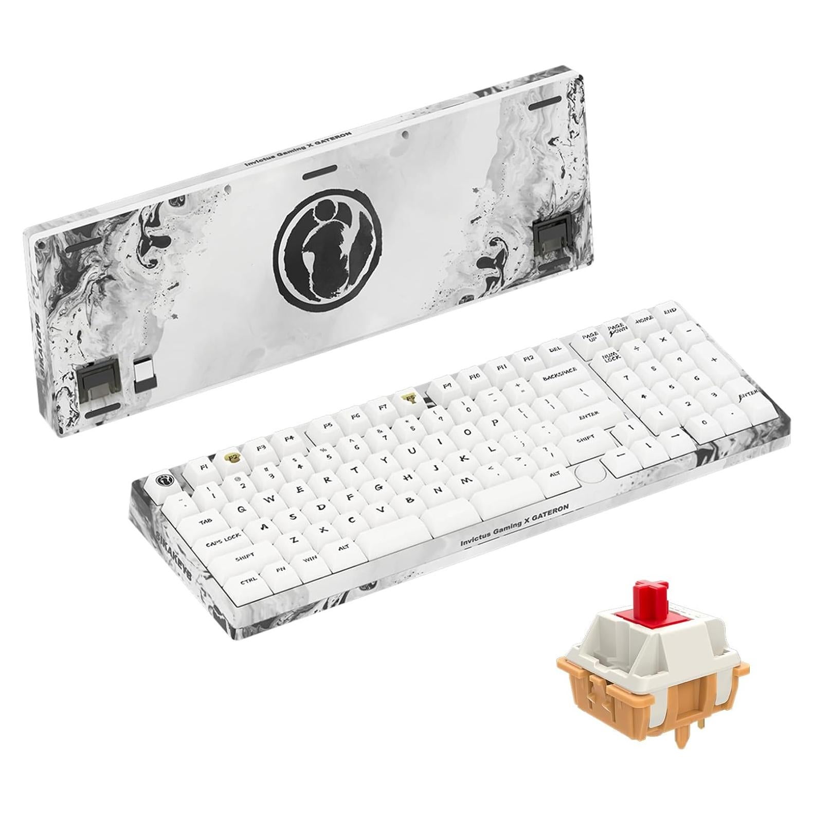 Teclado Mecánico GATERON IG-98 Inalámbrico RGB Hot Swappable