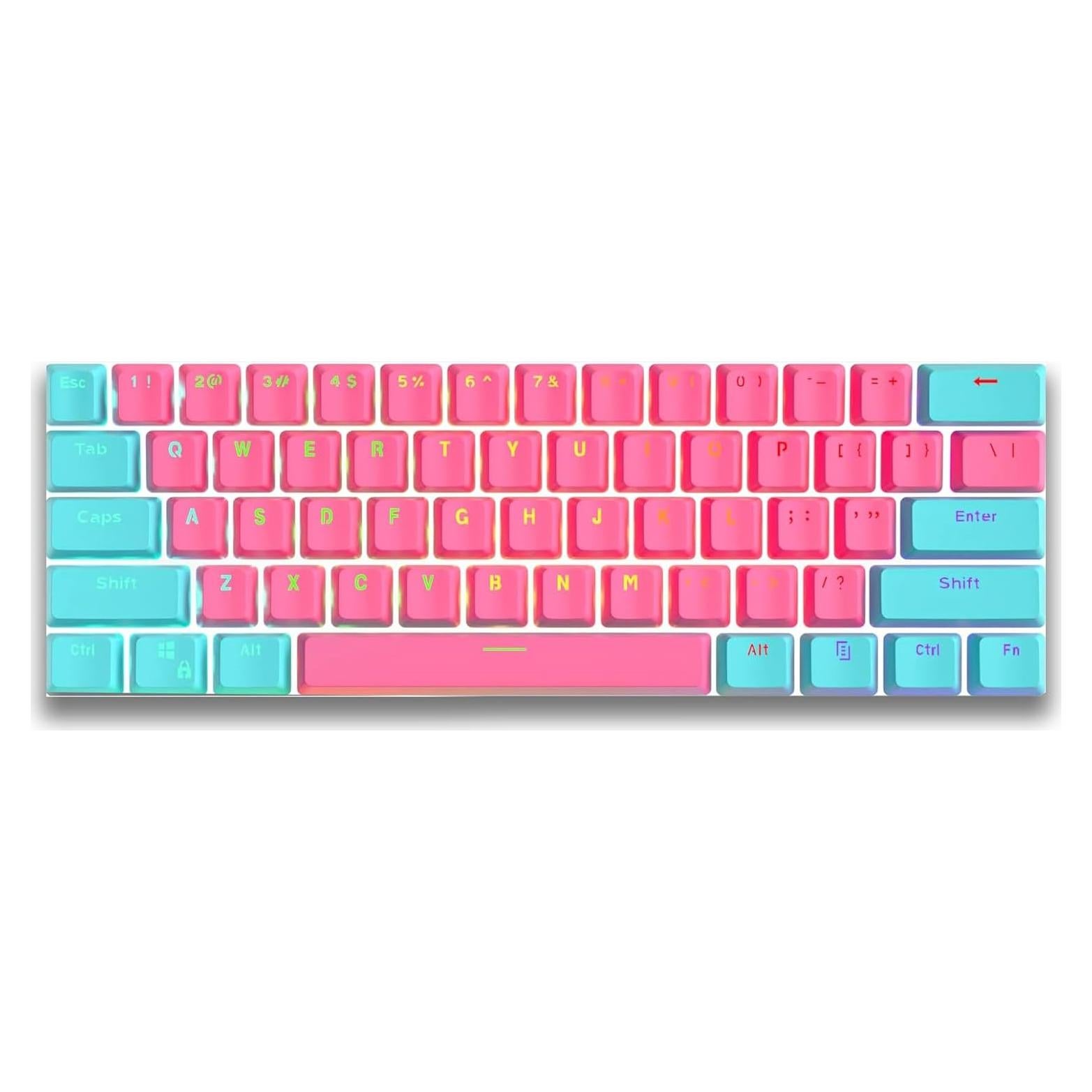 Conjunto de Teclas PBT Catekro 104 Teclas Translúcidas OEM