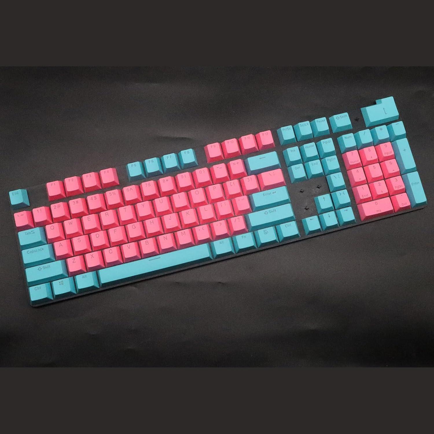 Conjunto de Teclas PBT Catekro 104 Teclas Translúcidas OEM